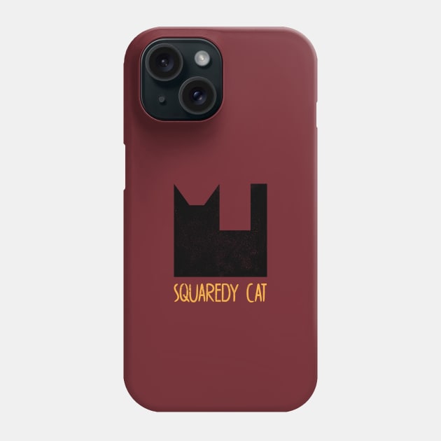 Scaredy Cat Pun Phone Case by Commykaze