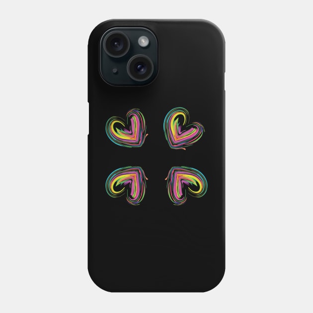 Heart of Lightness Clover Phone Case by DreamsofDubai