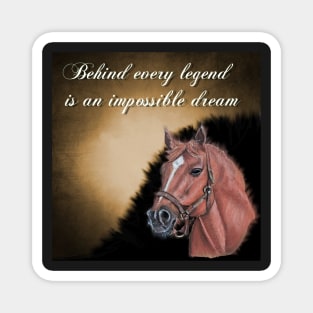 Secretariat - Quote Magnet