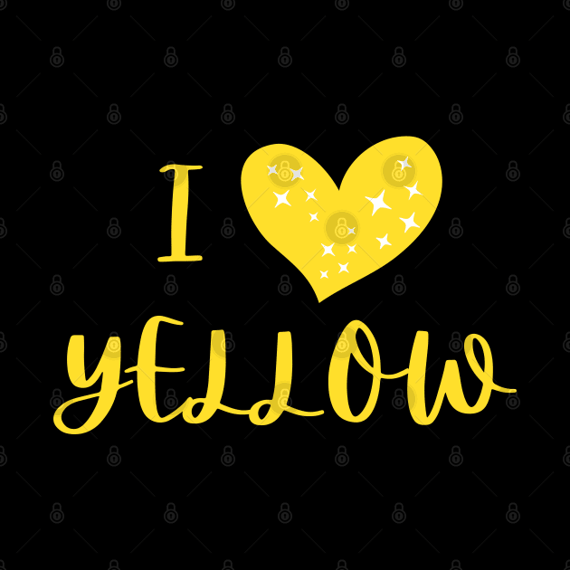 I love yellow with yellow heart by Nano-none