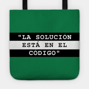 LA SOLUCIÓN ESTÁ EN EL CÓDIGO Tote