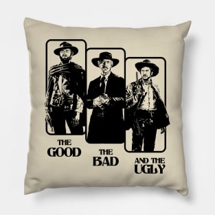 The Good The Bad and The Ugly 80s Style classic Pillow