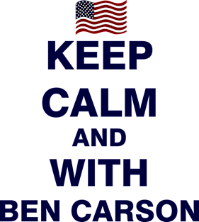 Keep Calm and With Ben Carson Magnet