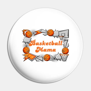 Retro Basketball Pin