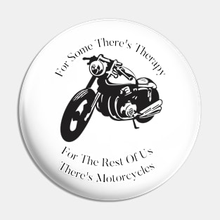 Motorcycle Therapy Pin
