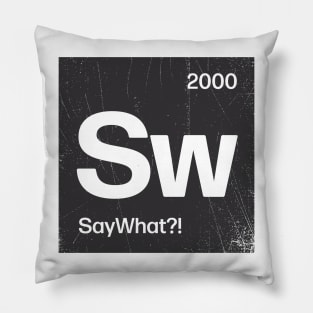 Periodic Chart Pillow