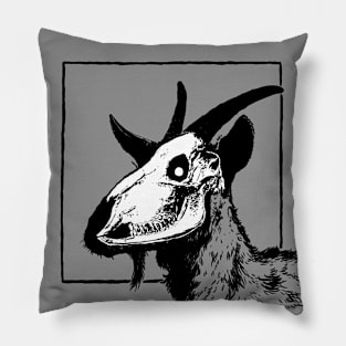 Zombie goat Pillow