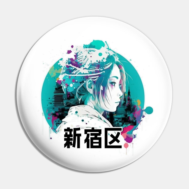 Shibuya girl Pin by MK3