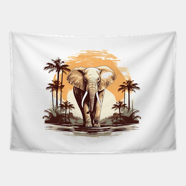 I Love Elephants Tapestry by zooleisurelife