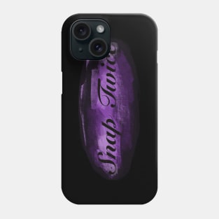 Wednesday Addams Inspired Snap Twice Phone Case