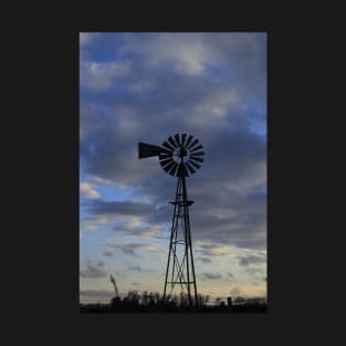 Windmill on the Kansas Prairie T-Shirt