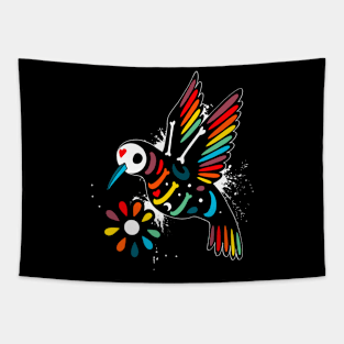 Humming Bird Skeleton Tapestry