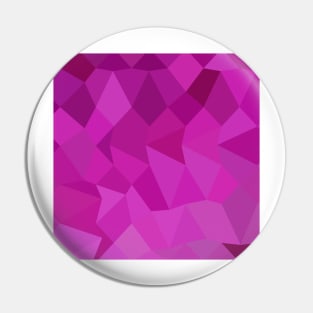 Persian Rose Pink Abstract Low Polygon Background Pin