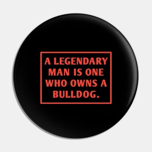 Bulldog Lover Pin