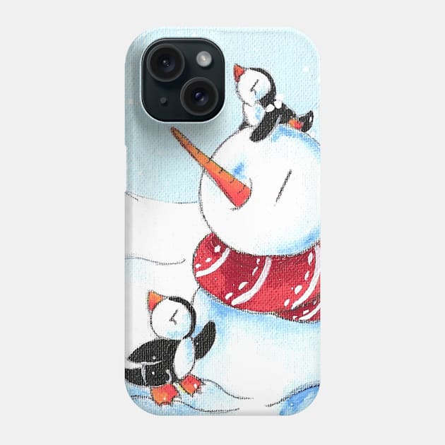 More Snow Coming! Phone Case by KristenOKeefeArt