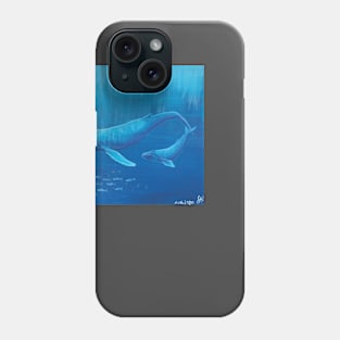 Blue whales Phone Case