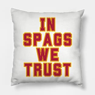 Kansas city - In Spags we Trust Pillow