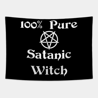 100% Pure Satanic Witch, Fun Gift for Witch on Mugs, and Accessories Tapestry