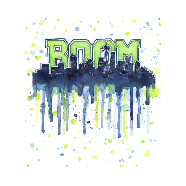 Seattle 12th Man Shirt by Olechka