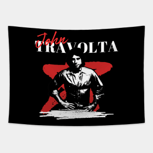 John travolta retro style Tapestry