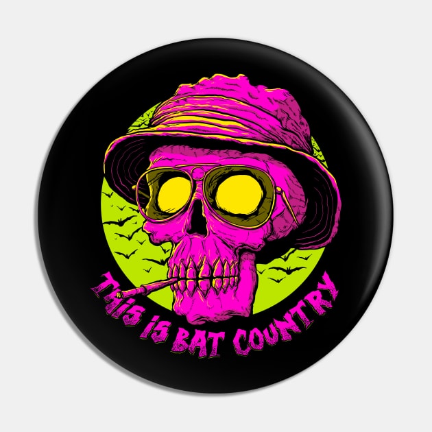 This Is Bat Country Pin by ElScorcho