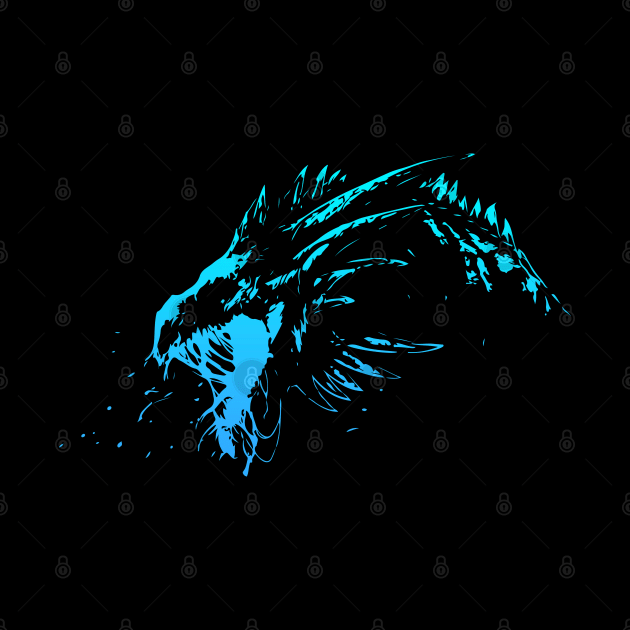 Wyvern - Blue by Scailaret