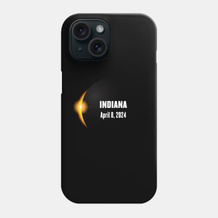 Total Solar Eclipse Indiana 2024 Phone Case