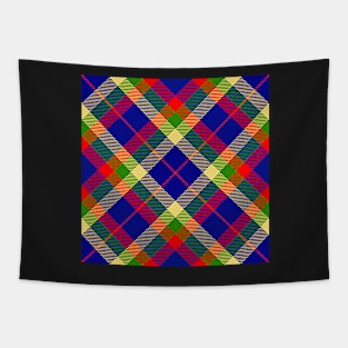 Tartan fantasy 18 small Tapestry