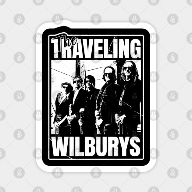 Traveling-Wilburys Magnet by dtr_art