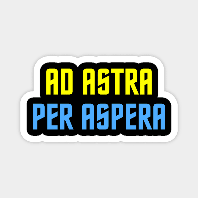 Ad Astra Per Aspera Magnet by FrenkMelk