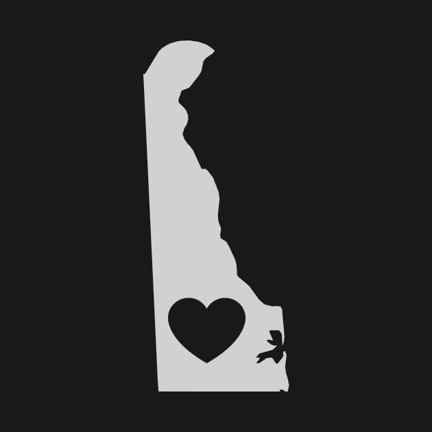 Delaware Love Heart by helloshirts