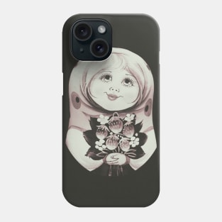 Matrioska doll in vintage style Phone Case