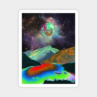 Psychedelic Landscape Magnet