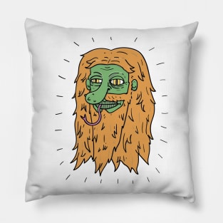 Lizard Jesus Pillow