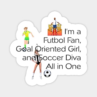 Soccer Girl Magnet