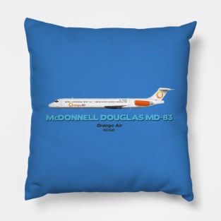 McDonnell Douglas MD-83 - Orange Air Pillow