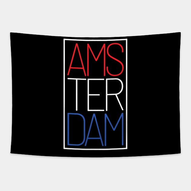 Amsterdam Netherlands Holland Europe Traveler Expat Gift Tapestry by peter2art