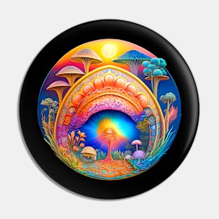 Psychedelic Mushrooms Pin