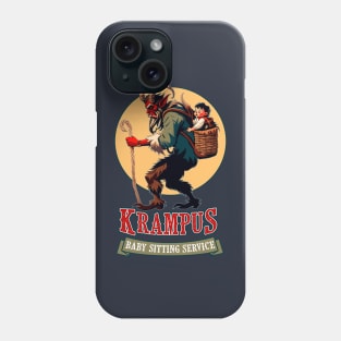 Krampus baby sitting servicee Phone Case