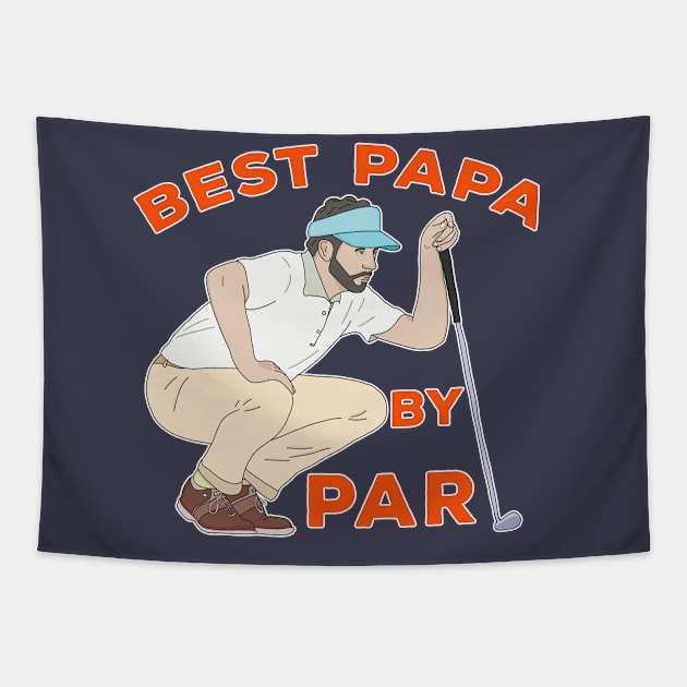 Best Papa By Par Tapestry by DiegoCarvalho