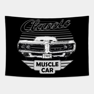 GTO Classic American Muscle Car 70s Tapestry