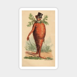 Carrot Man Magnet