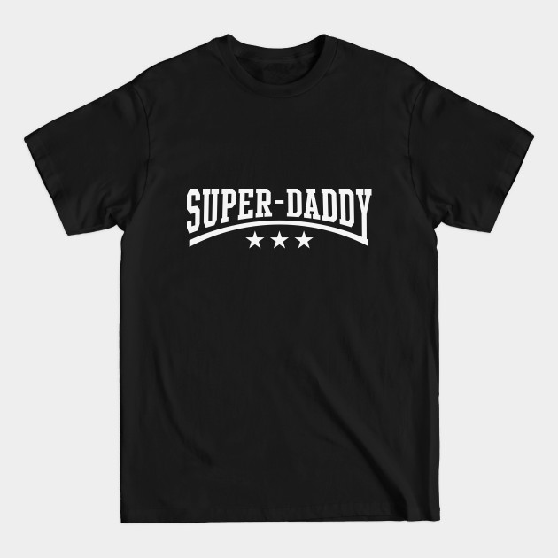 Discover Super-Daddy (White) - Daddy - T-Shirt