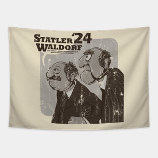 Statler and Waldorf For President 2024 Tapestry