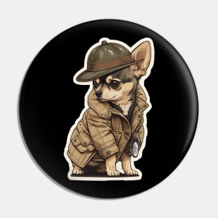 Trench Detective Pin