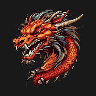 Drache mystisch Lindwurm Monster Ungeheuer Biest T-Shirt