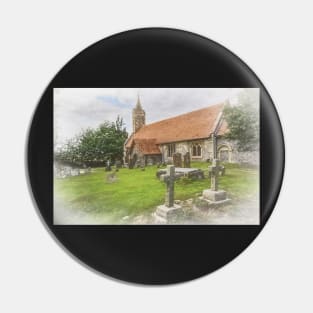 Church of St Mary at Ipsden Oxfordshire Pin