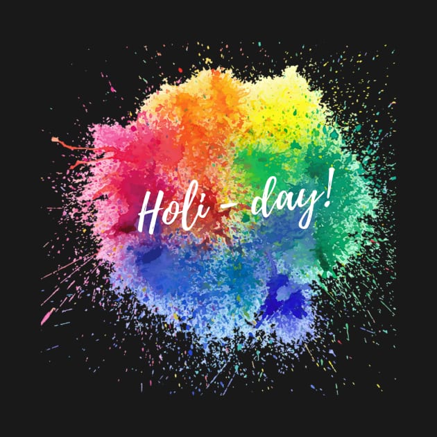 Holi day trendy holi festival by HariniArts