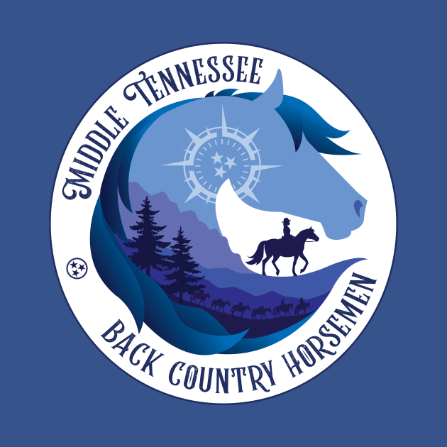 Middle TN Back Country Horsemen • Blue by FalconArt