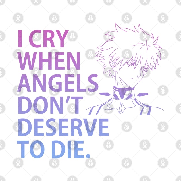 NGE! I CRY WHEN ANGELS DON'T DESERVE TO DIE. glitter by Angsty-angst